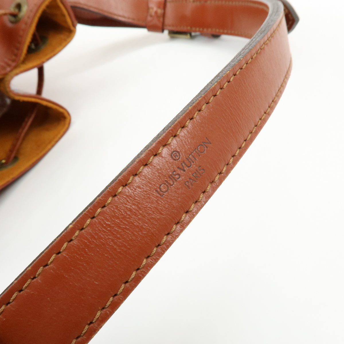 Louis Vuitton Epi Petit Noe Shoulder Bag Kenya Brown M44103