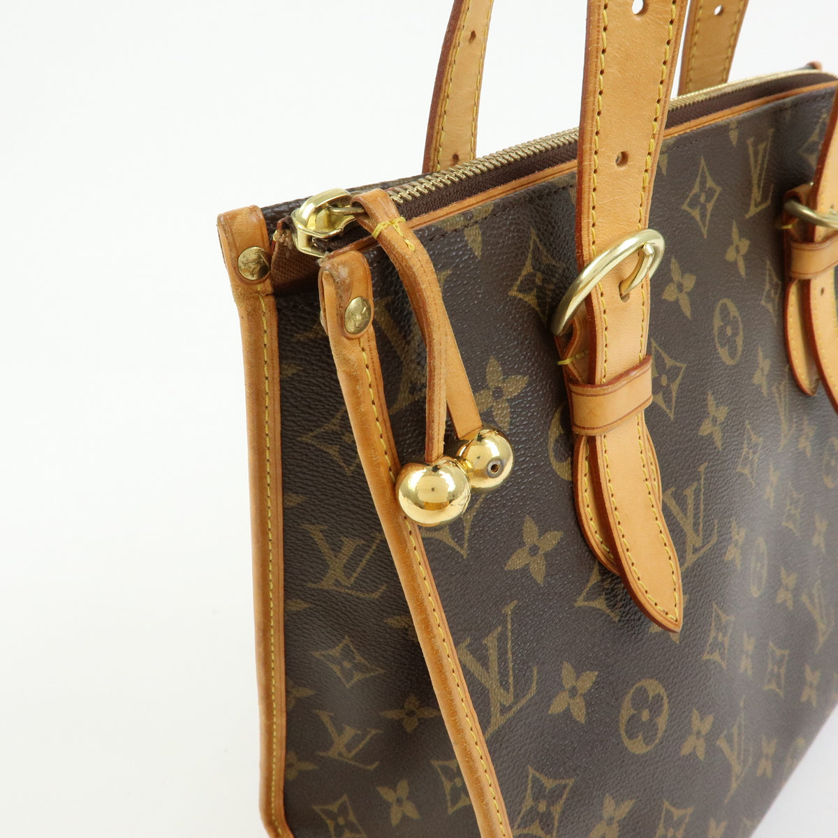 Louis Vuitton Monogram Popincourt Haut Shoulder Bag Brown M40007