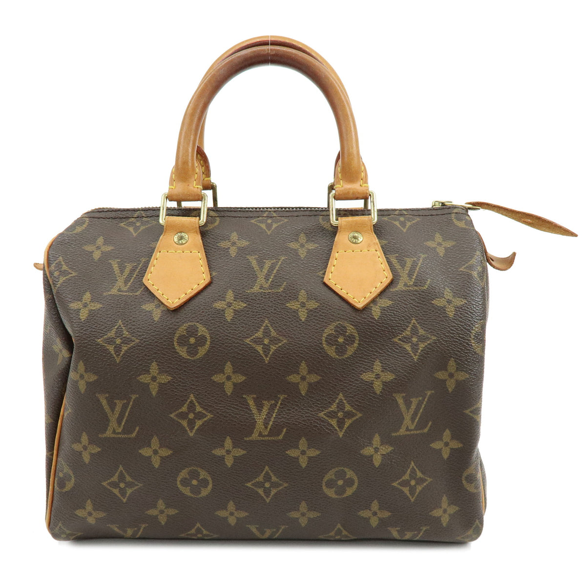 Louis Vuitton Monogram Speedy 25 Boston Bag Hand Bag Brown M41528
