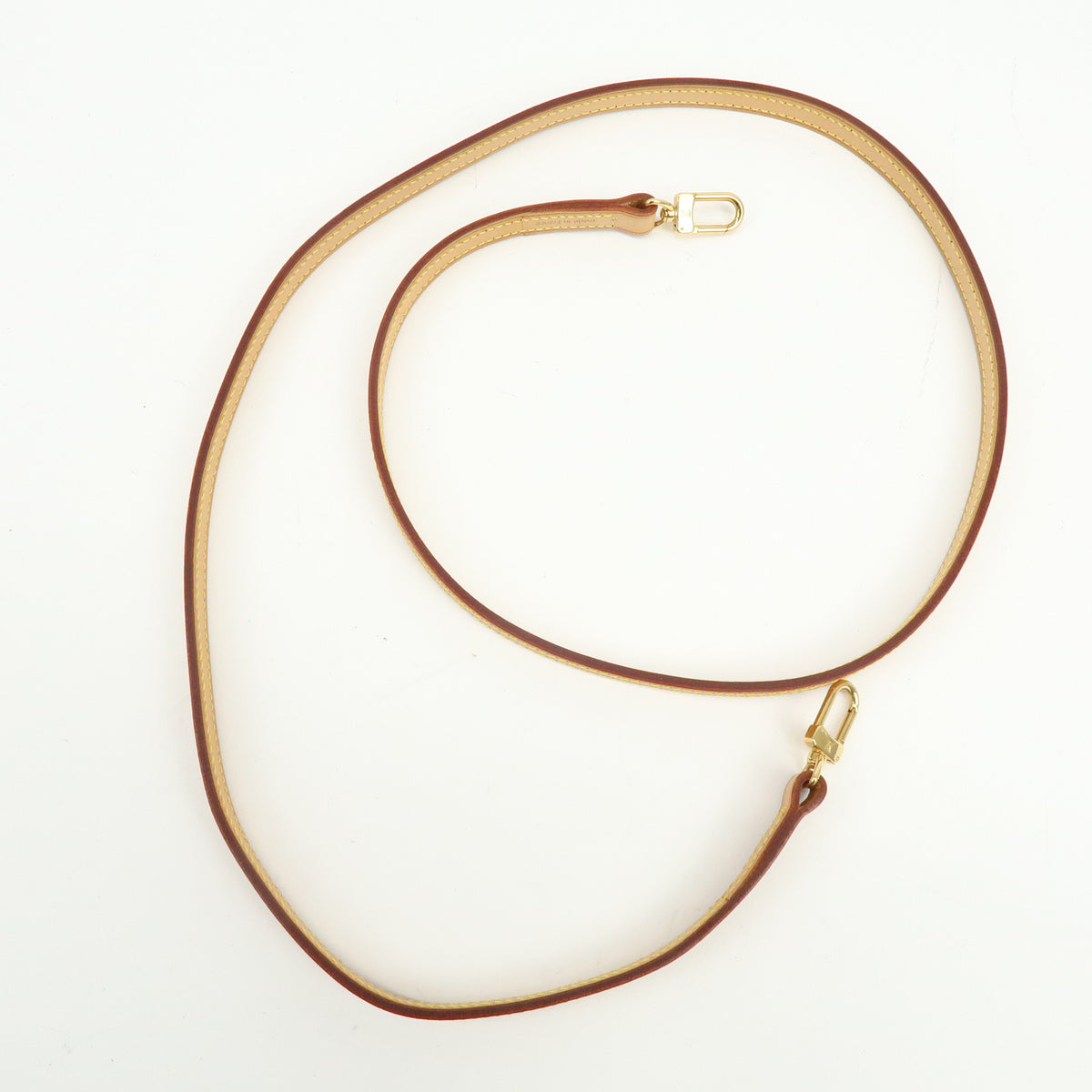 Louis Vuitton Nume Leather Shoulder Strap 120cm Natural J00145