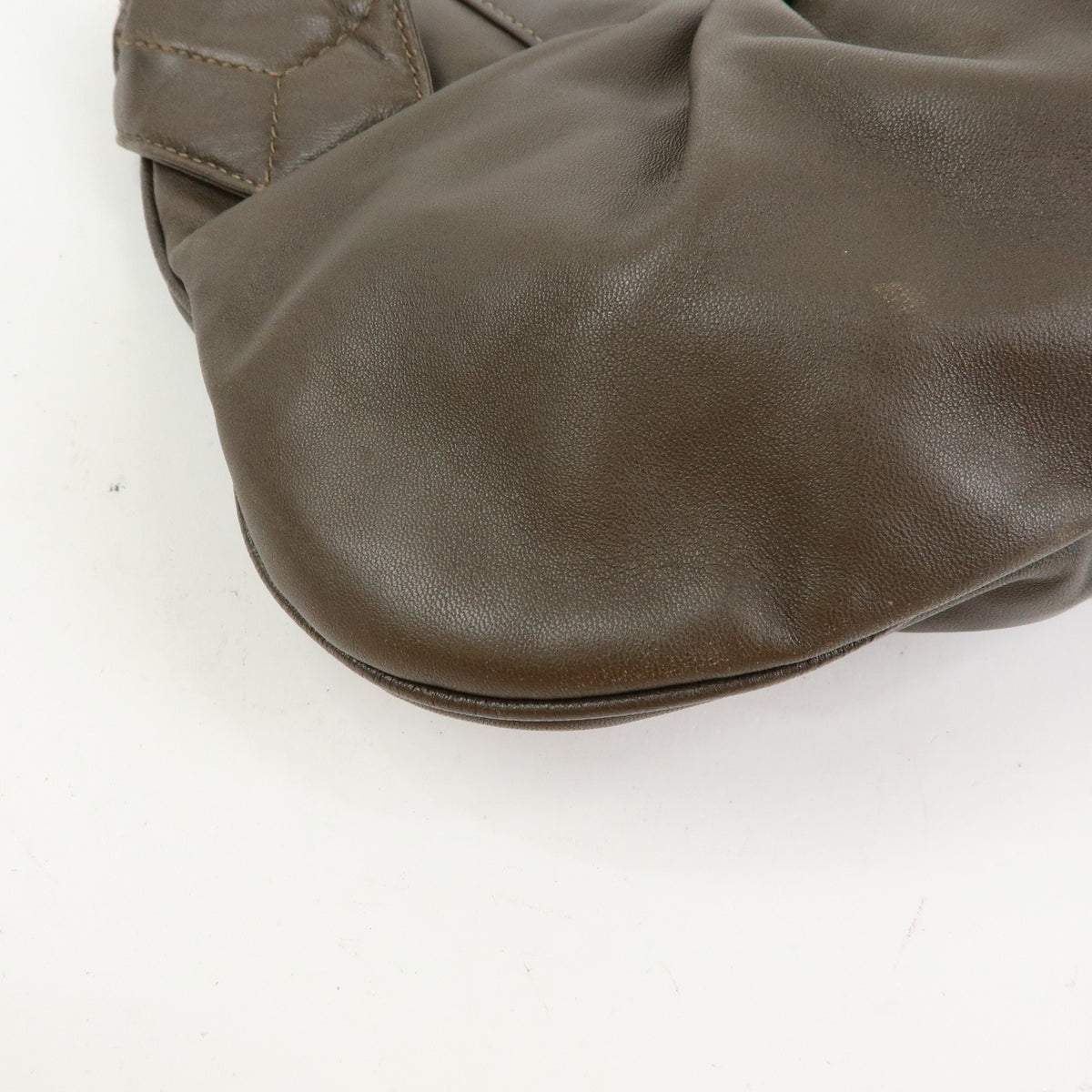 FENDI To You Leather Convertible 2Way Clutch Shoulder Bag 8BN179