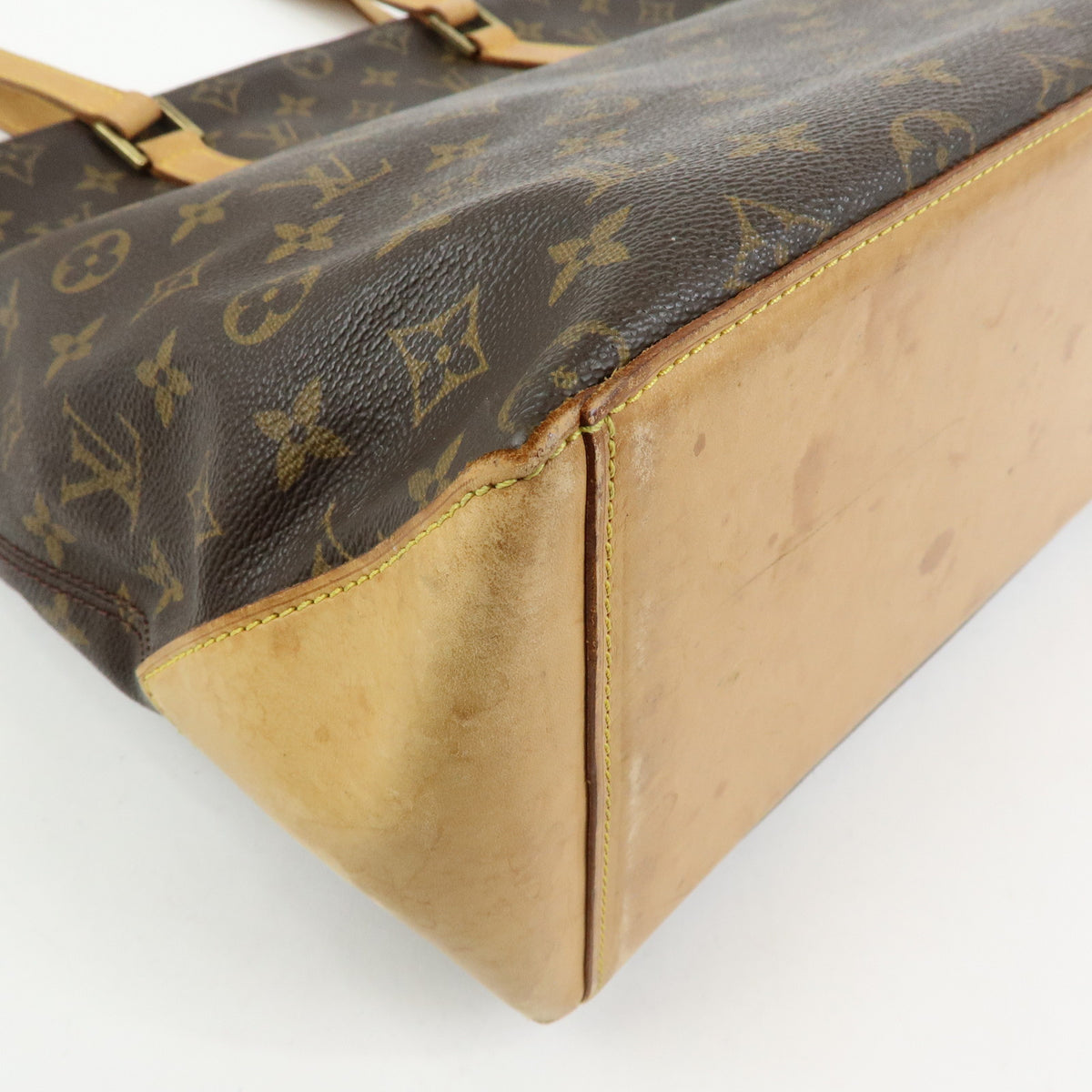 Louis Vuitton Monogram Cabas Mezzo Tote Bag Shoulder Bag Brown M51151