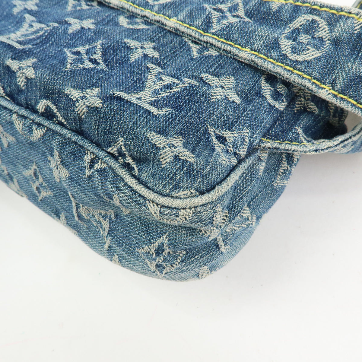 Louis Vuitton Monogram Denim Bum Bag Waist Bag Blue M95347