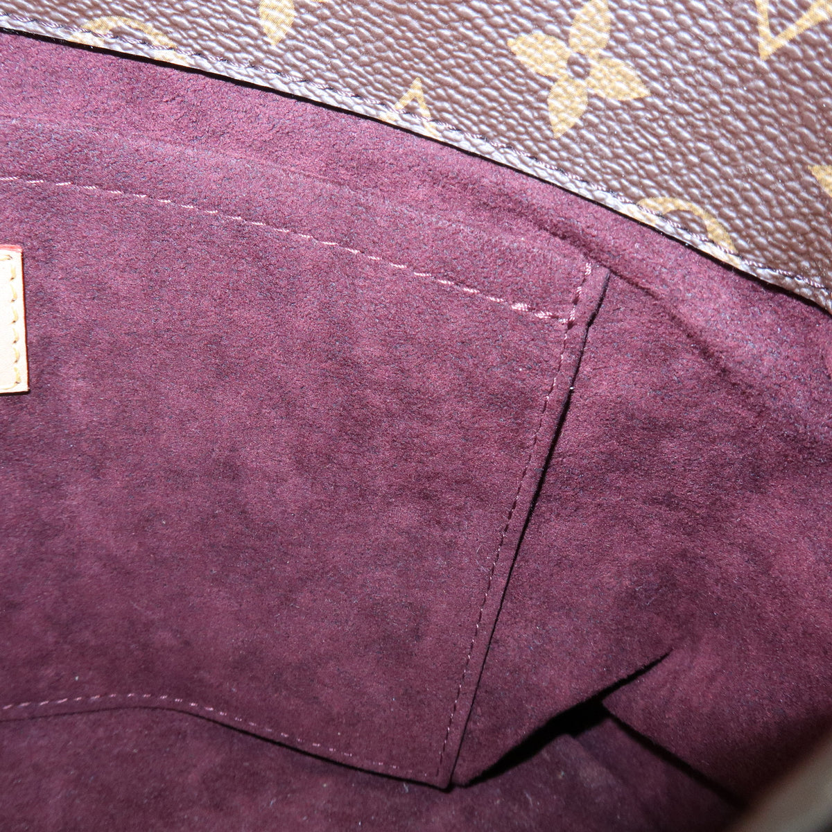 Louis Vuitton Monogram Montaigne MM 2Way Bag Hand Bag Brown M41056