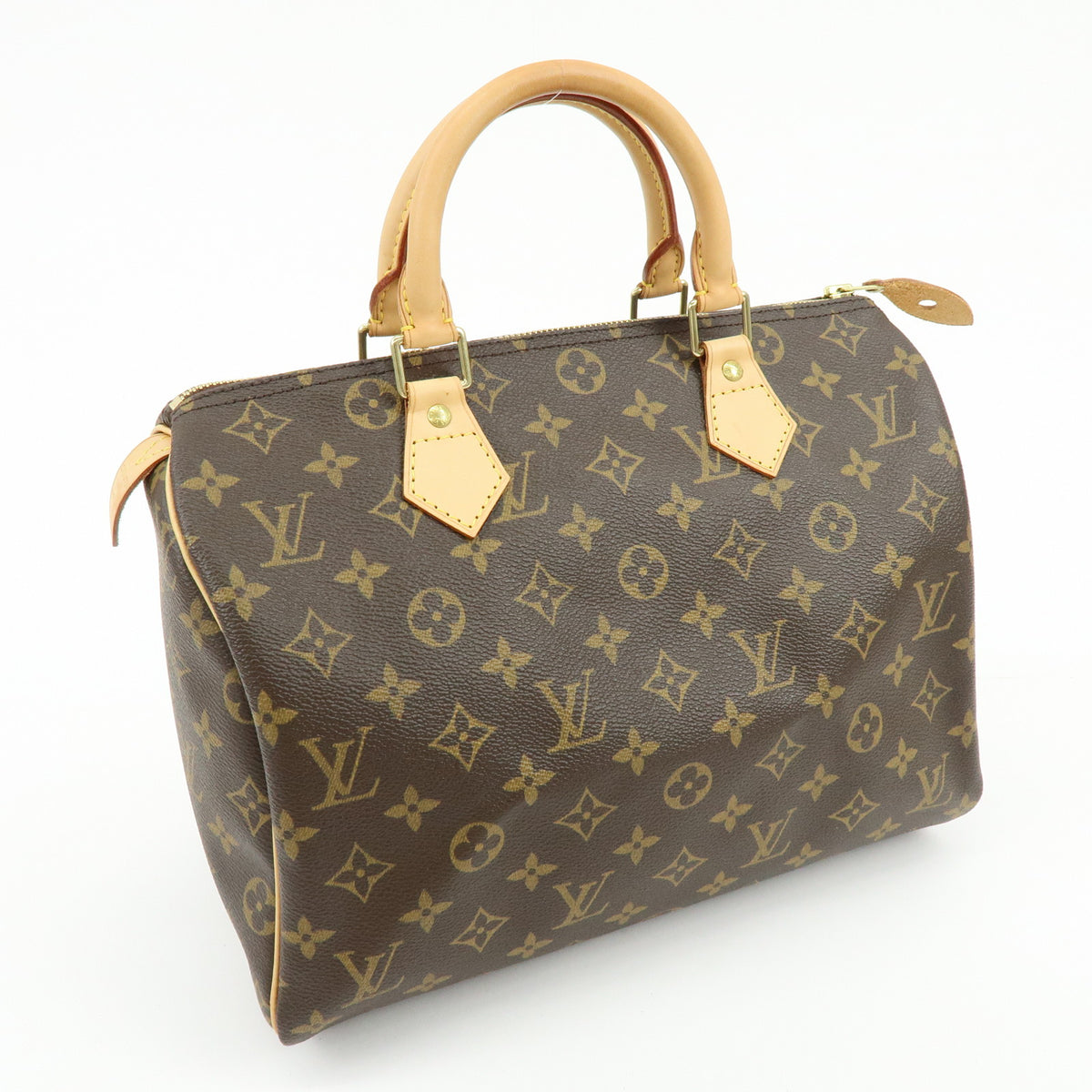 Louis Vuitton Monogram Speedy 30 Boston Bag Hand Bag Brown M41526