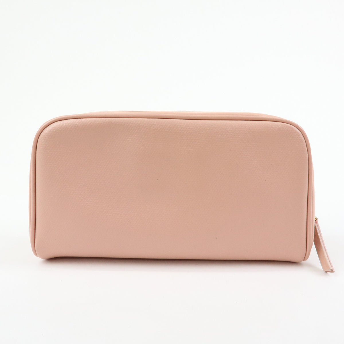 CHANEL COCO Button COCO Mark Leather Cosmetic Pouch Pink A20913