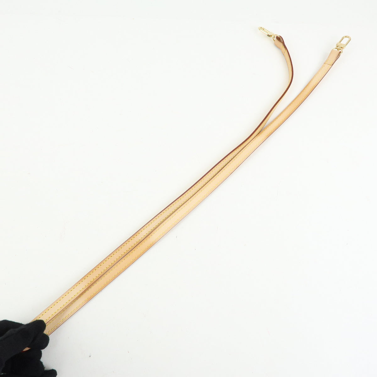 Louis Vuitton Nume Leather Shoulder Strap 120cm Natural J00145