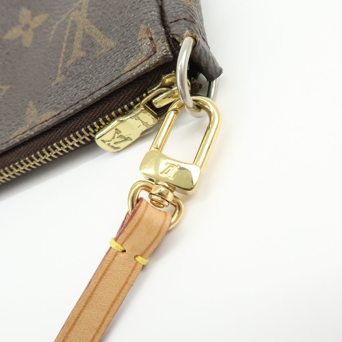 Louis Vuitton Monogram Pochette Accessoires Pouch Hand Bag M51980