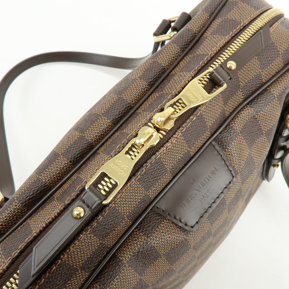 Louis Vuitton Damier Rivington GM Shoulder Bag Damier Ebene N41158