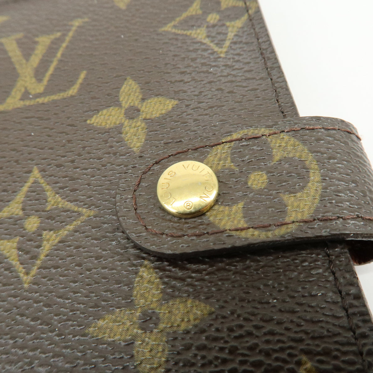 Louis Vuitton Monogram Agenda PM Planner Cover Brown R20005