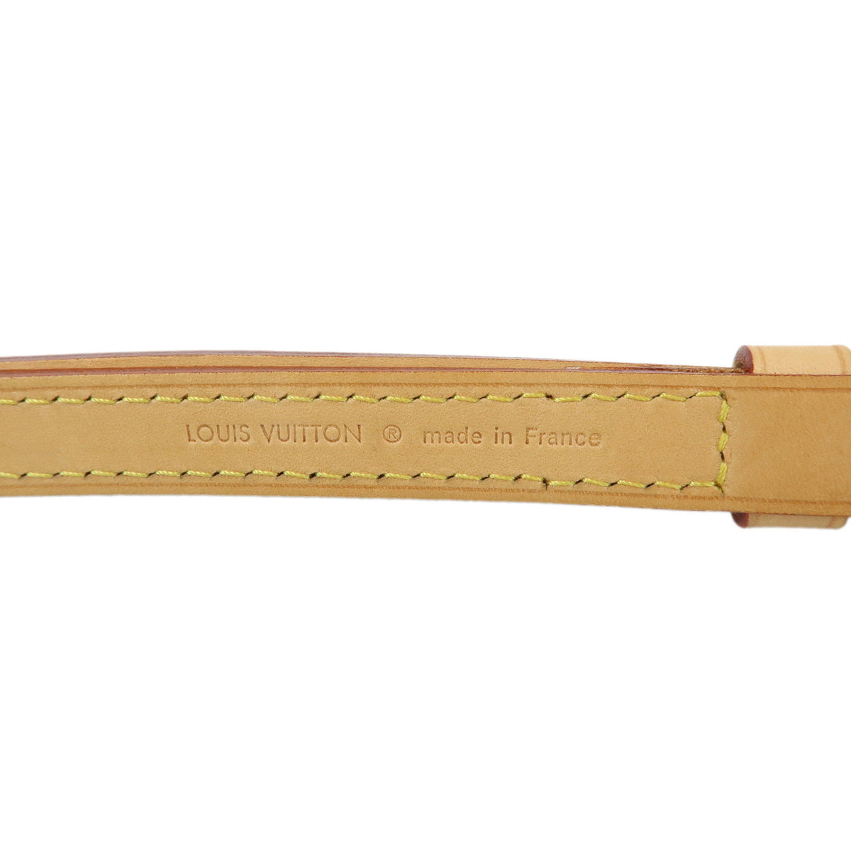 Louis Vuitton Adjustable Leather Shoulder Strap 120cm 1.6cm J52312
