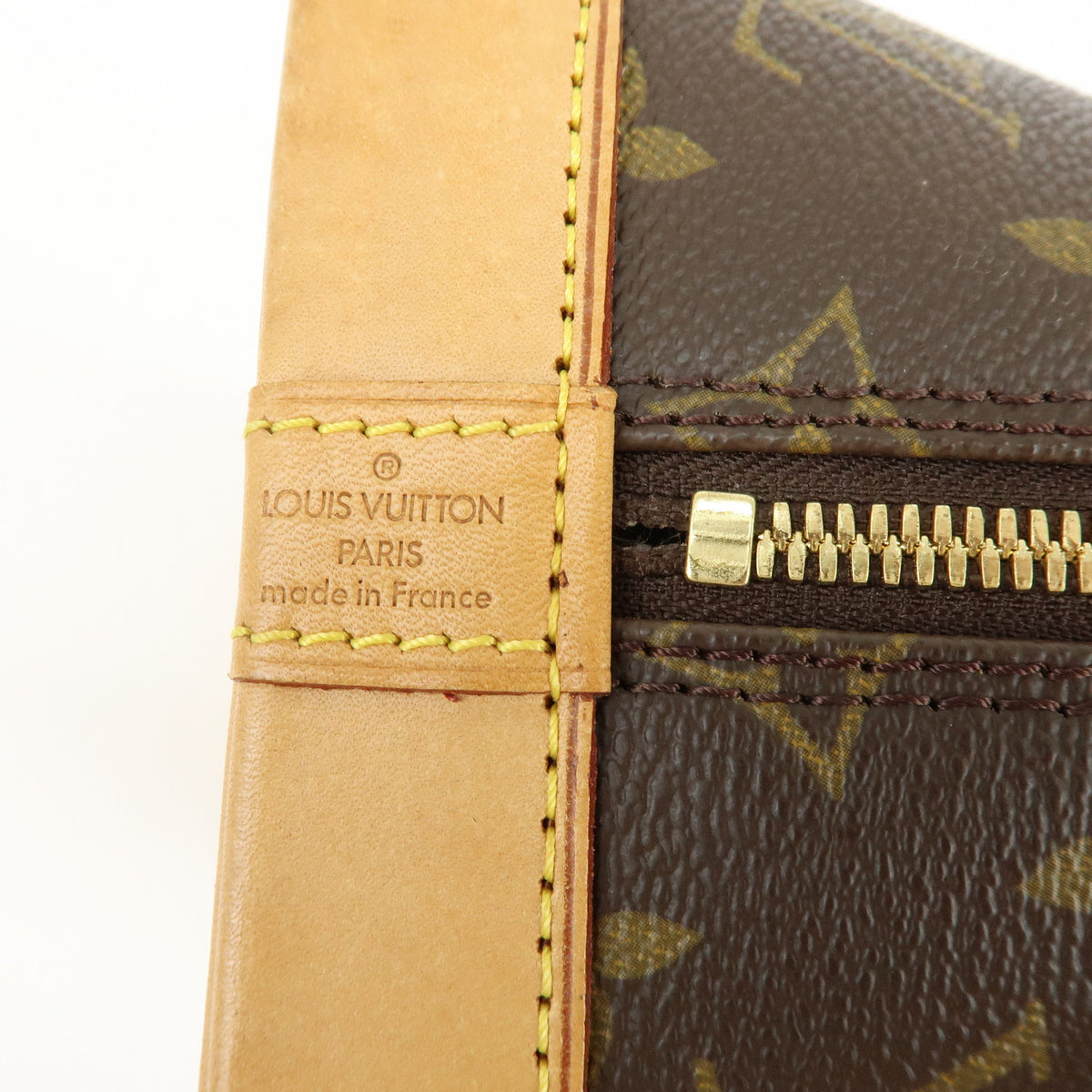 Louis Vuitton Monogram Alma PM Canvas Leather Hand Bag Brown M51130