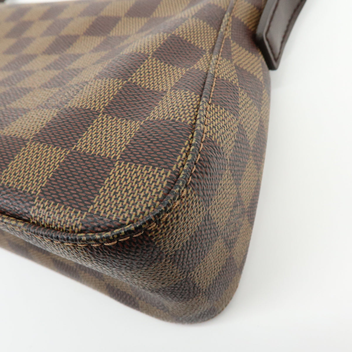 Louis Vuitton Damier Ebene Mini Looping Shoulder Bag Brown N51158