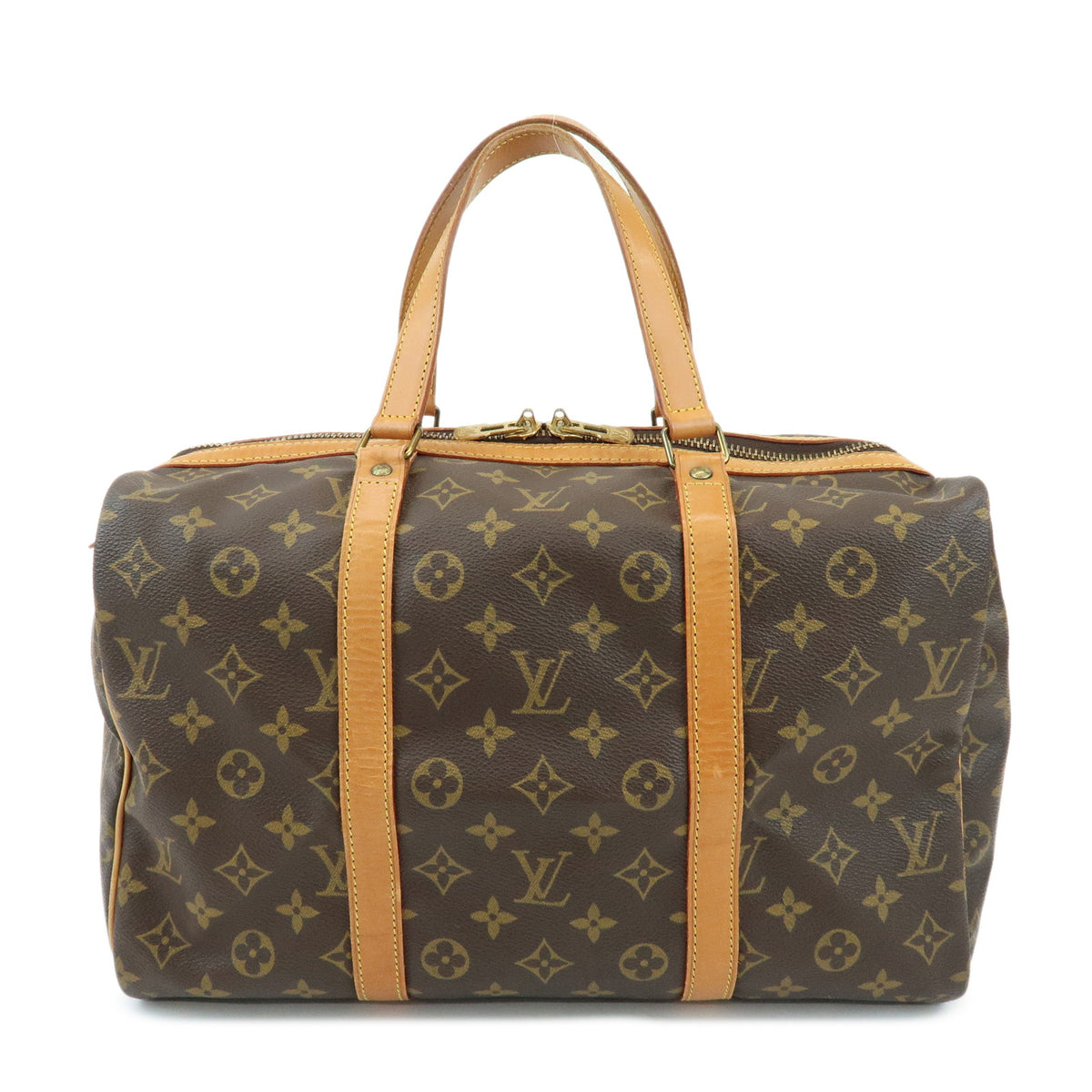 Louis Vuitton Monogram Sac Souple 35 Boston Bag Brown M41626