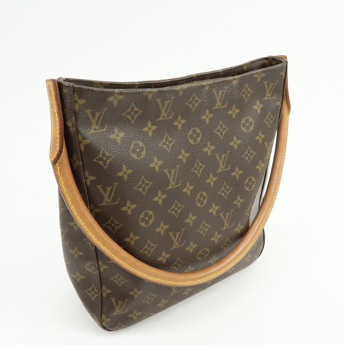 Louis Vuitton Monogram Looping GM Leather Shoulder Bag Brown M51145
