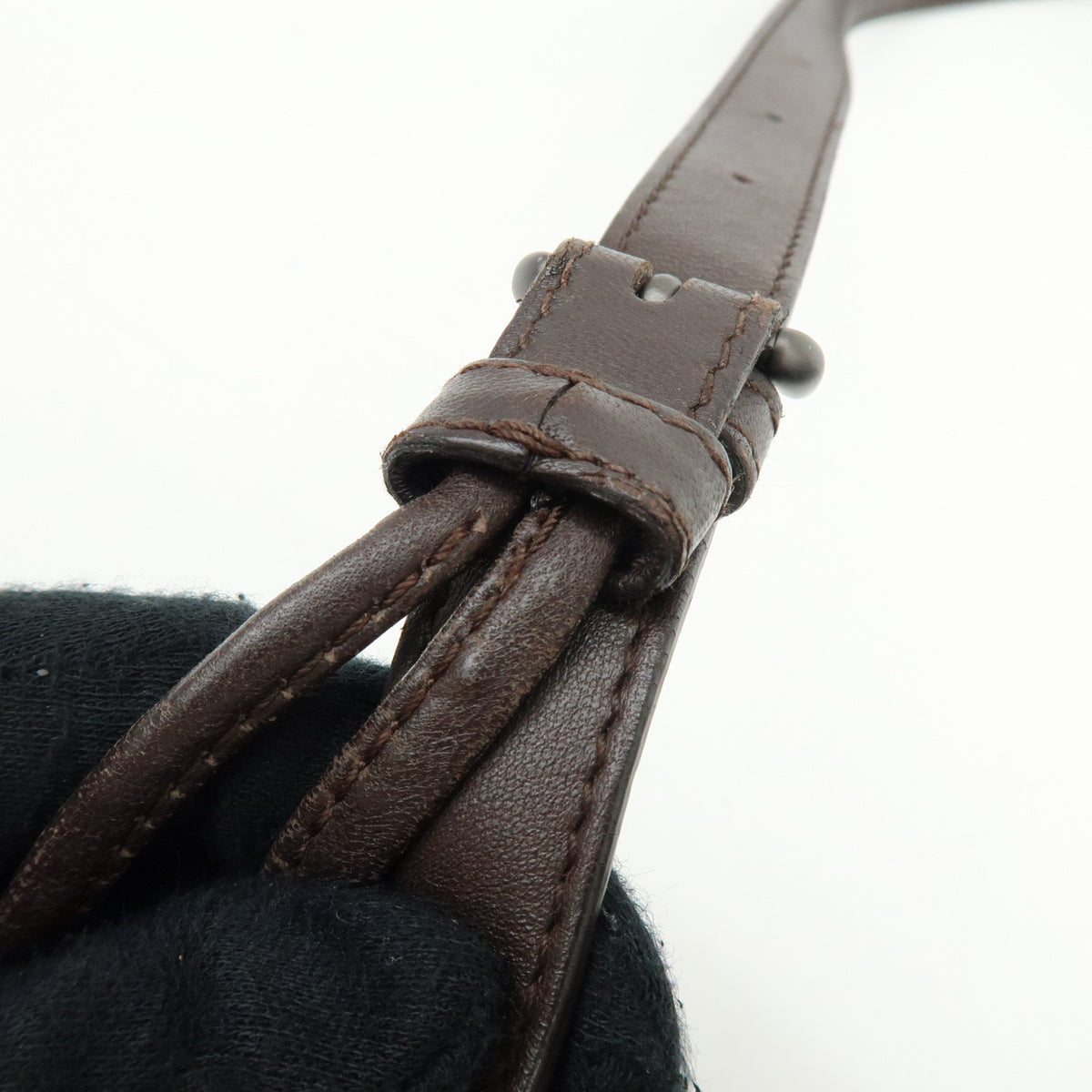 BOTTEGA VENETA Intrecciato Leather Shoulder Crossbody Bag Brown 245343