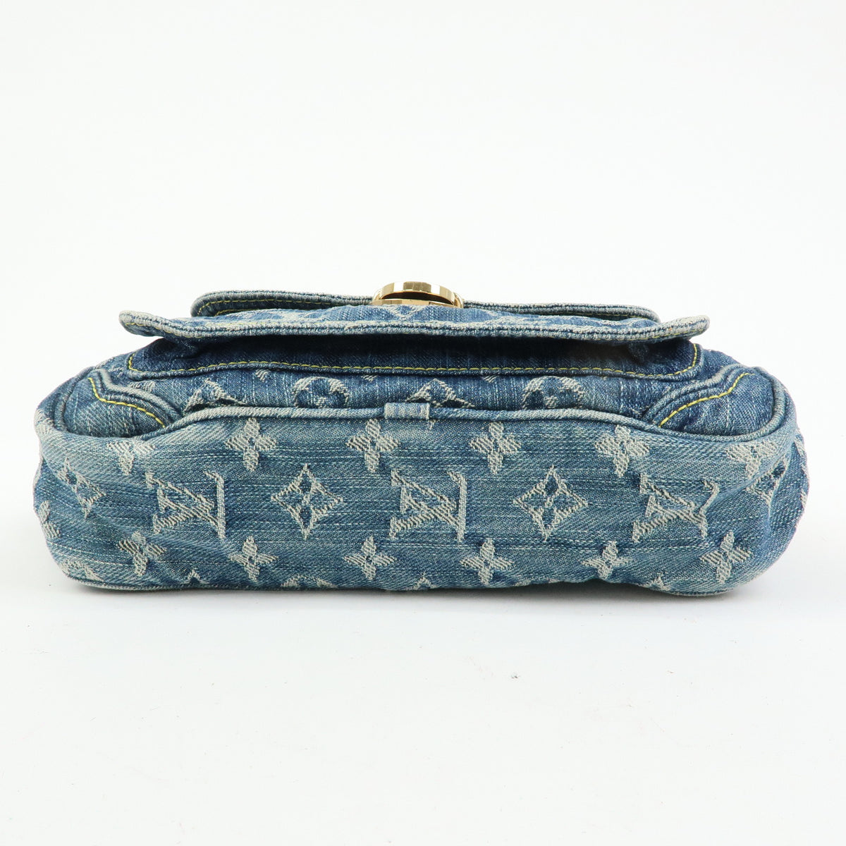 Louis Vuitton Monogram Denim Bum Bag Waist Bag Blue M95347