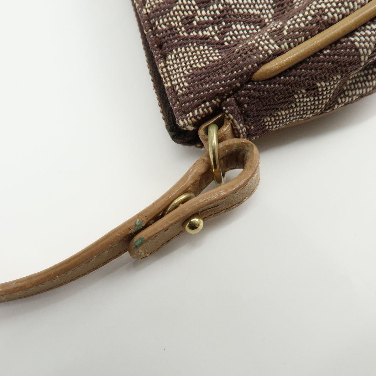 Christian Dior Saddle Pouch Trotter Jacquard Canvas Shoulder Bag