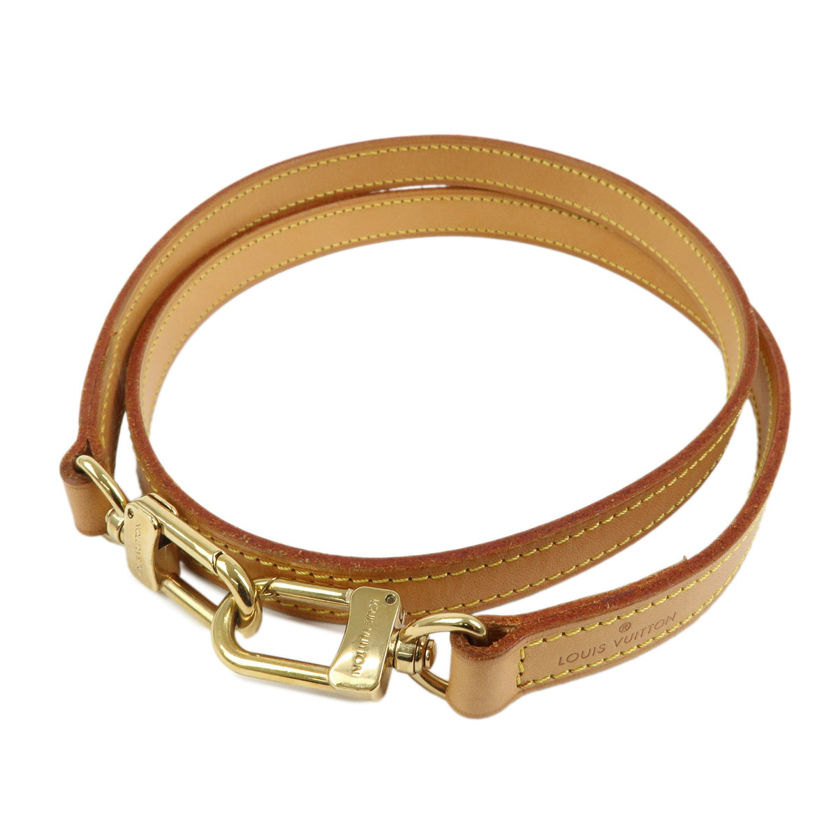 Louis Vuitton Nume Leather Shoulder Strap 100cm 1.6cm Natural J00142