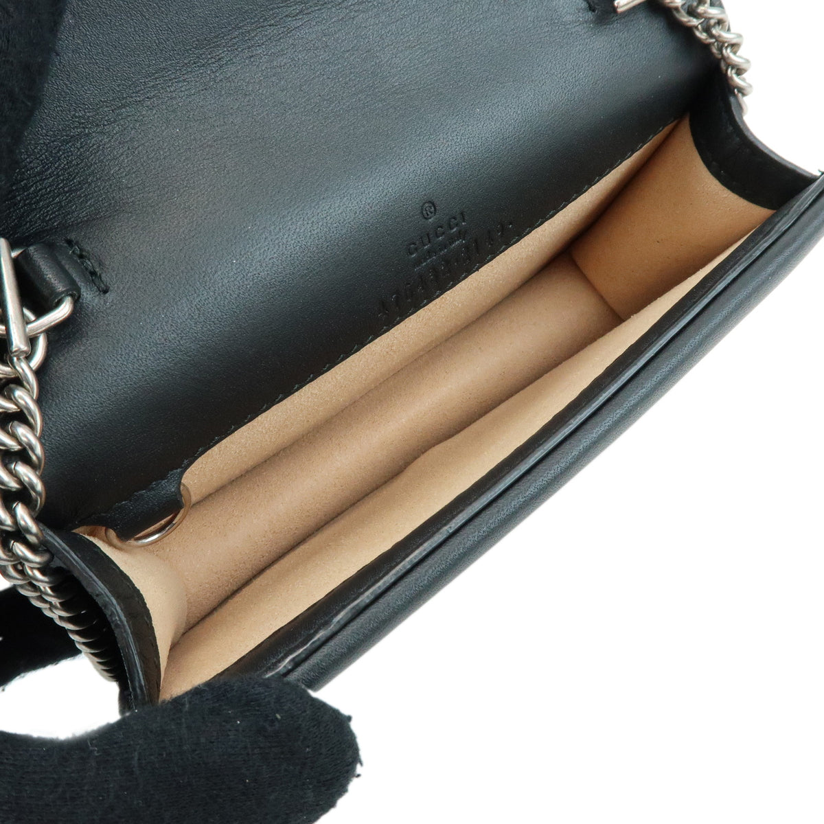 GUCCI Dionysus Velvet Super Mini Bag Leather Chain Shoulder Bag 476432