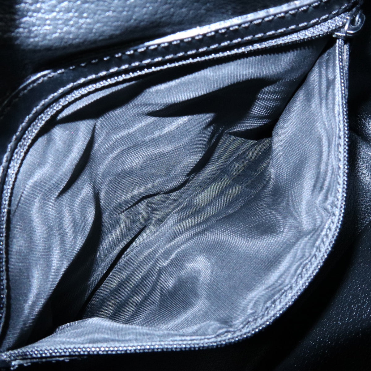 CELINE Macadam PVC Leather Shoulder Bag Crossbody Bag Black Brown