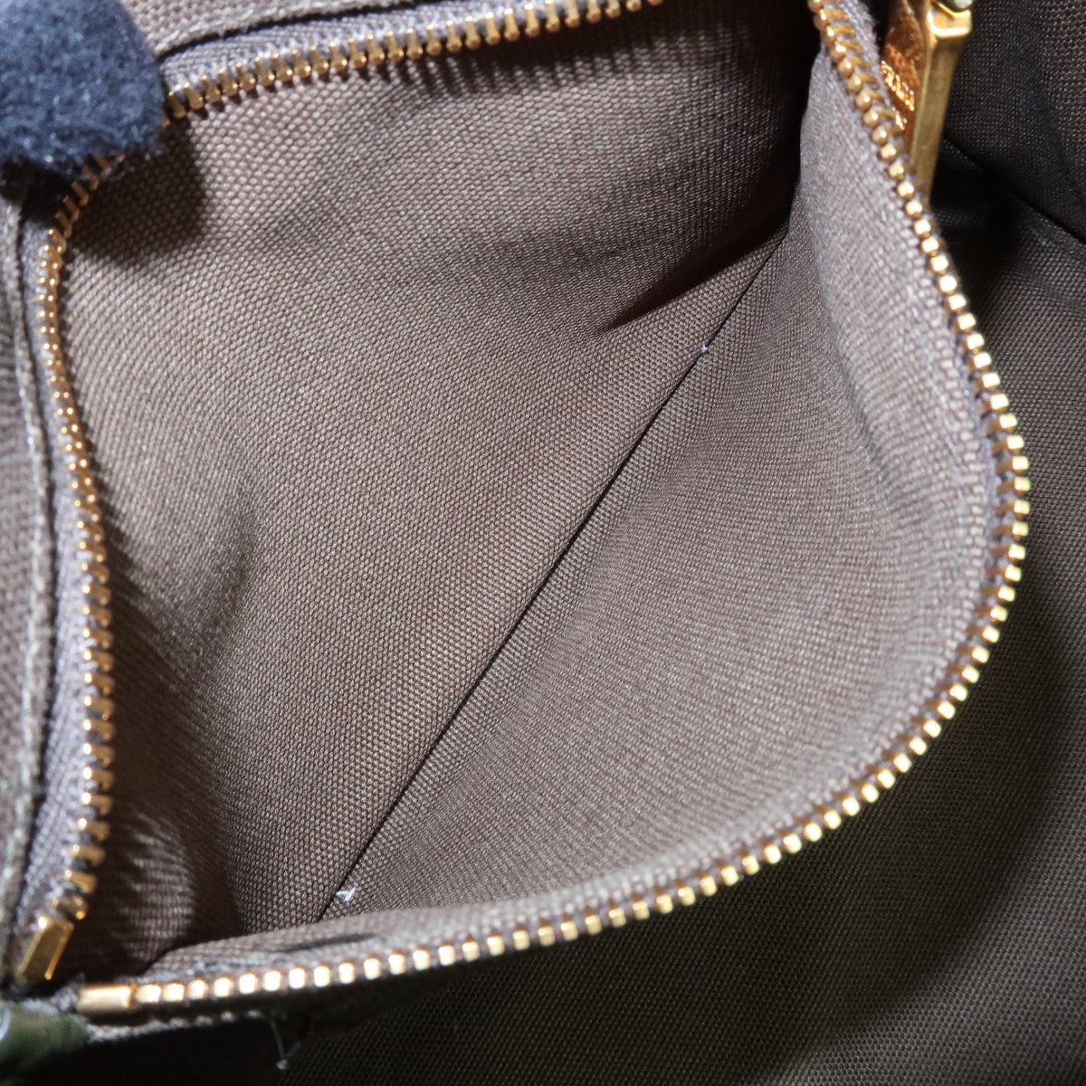 PRADA Triangle Logo Canapa Mini Canvas Tote Bag Hand Bag Khaki BN2439