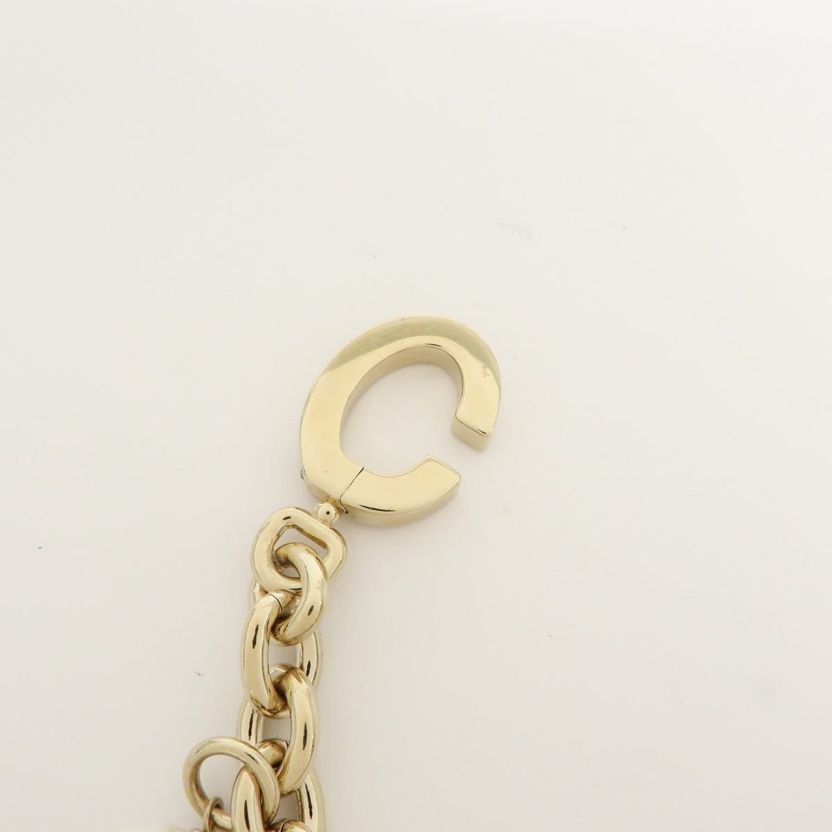 Christian Dior Montaigne Metal Bag Charm Key Holder Gold