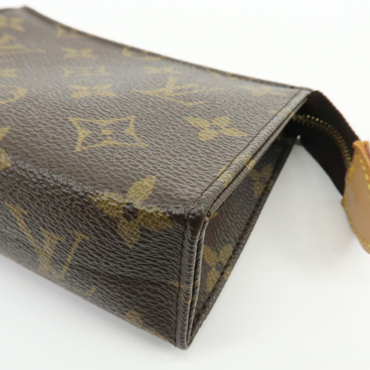 Louis Vuitton Monogram Poche Toilette 15 Cosmetic Pouch Brown M47546