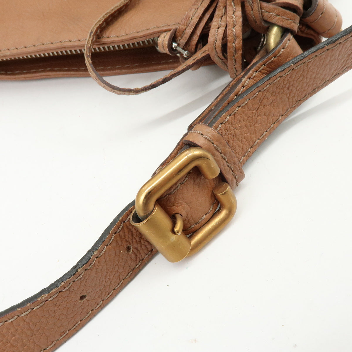 Chloe Paddington Hobo Leather Shoulder Bag Brown