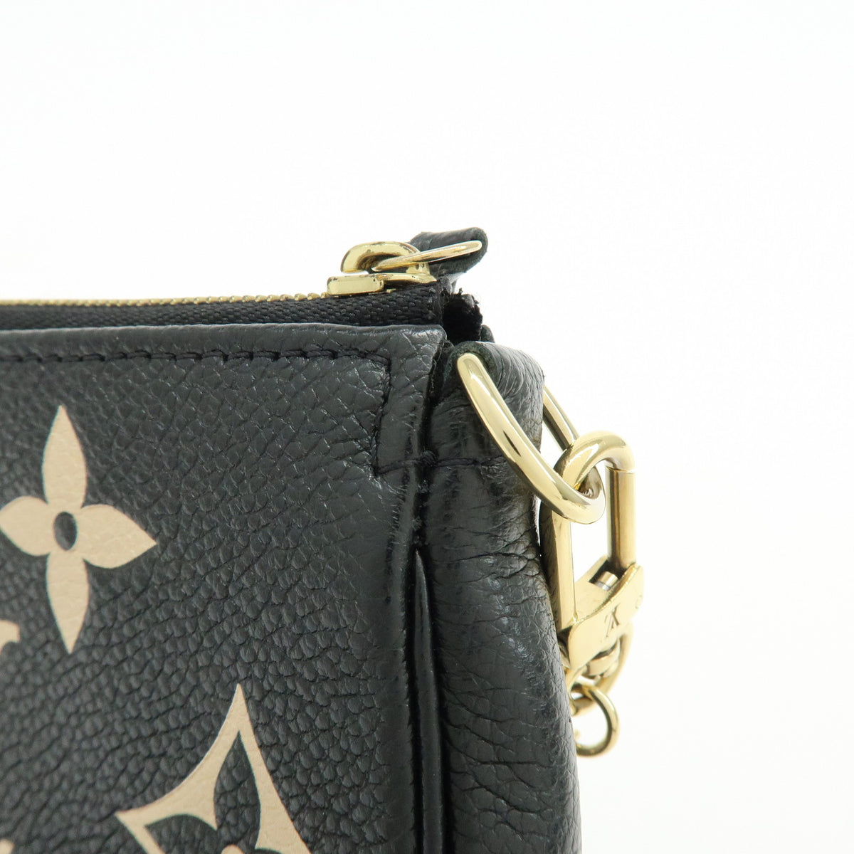 Louis Vuitton Monogram Bicolor Empreinte Mini Pochette Accessory M80732