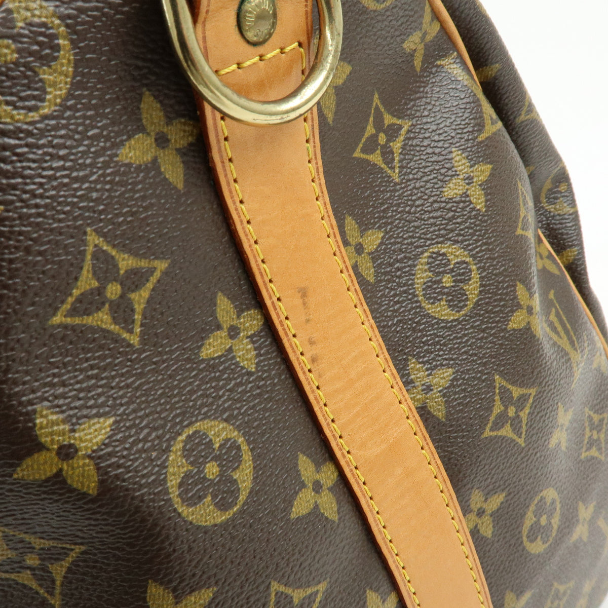 Louis Vuitton Monogram Keep All Bandouliere 50 Boston Bag Brown M41416
