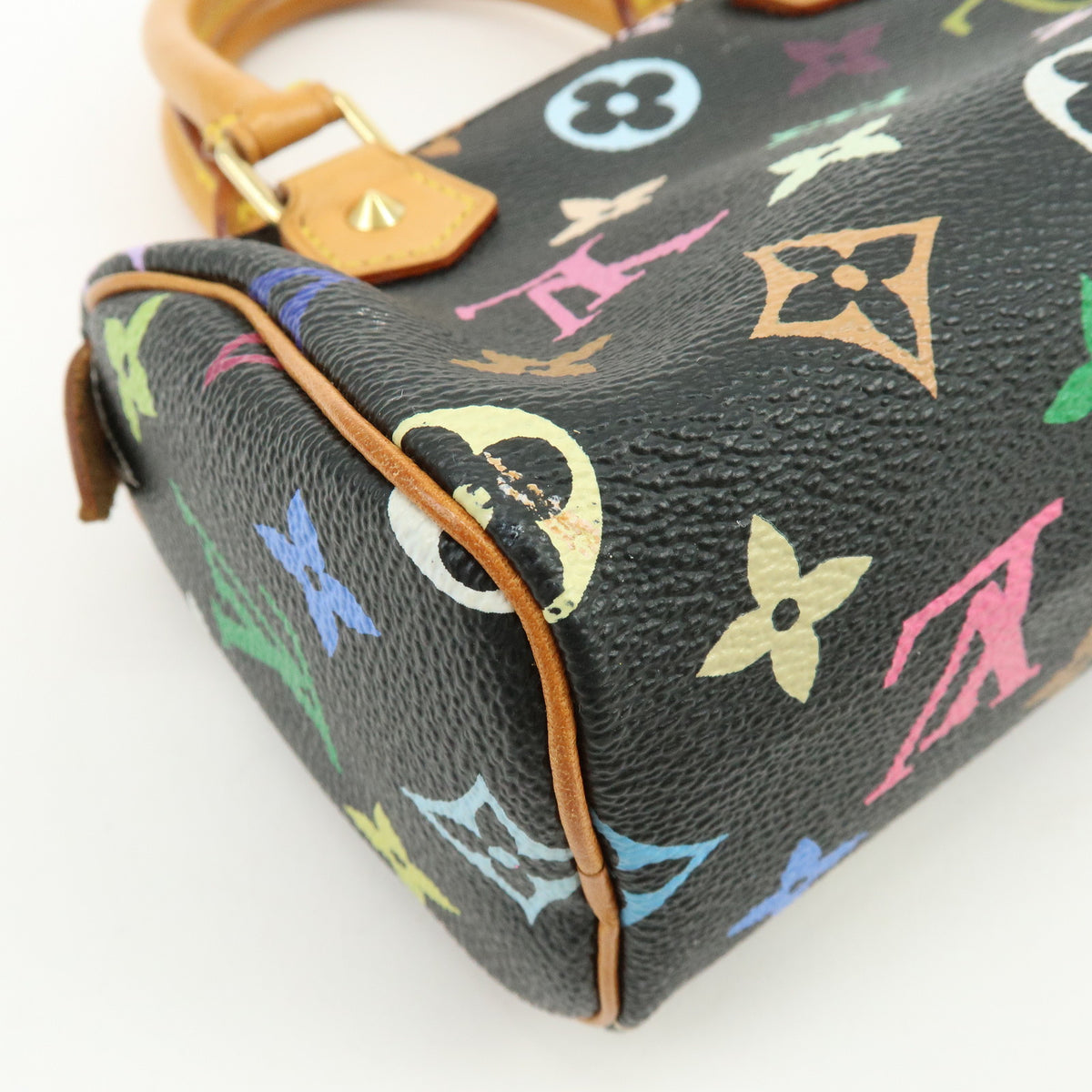 Louis Vuitton Monogram Multicolor Mini Speedy Mini Bag Noir M92644