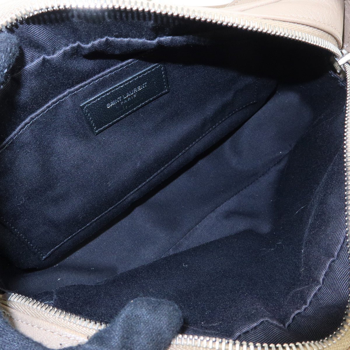 SAINT LAURENT PARIS Cassandra Leather Lou Camera Bag Small FLY520533
