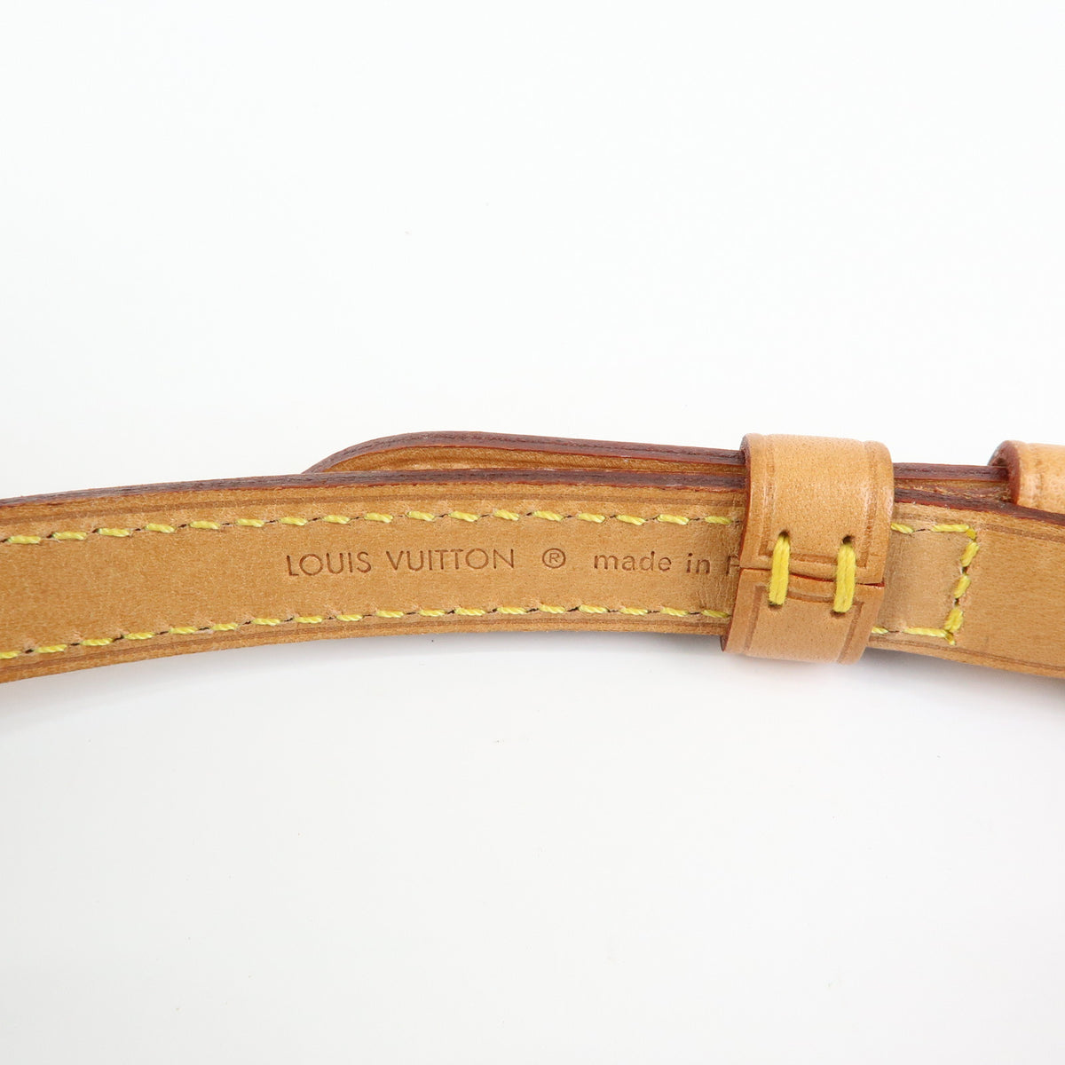 Louis Vuitton Adjustable Leather Shoulder Strap 120cm 1.6cm J52312