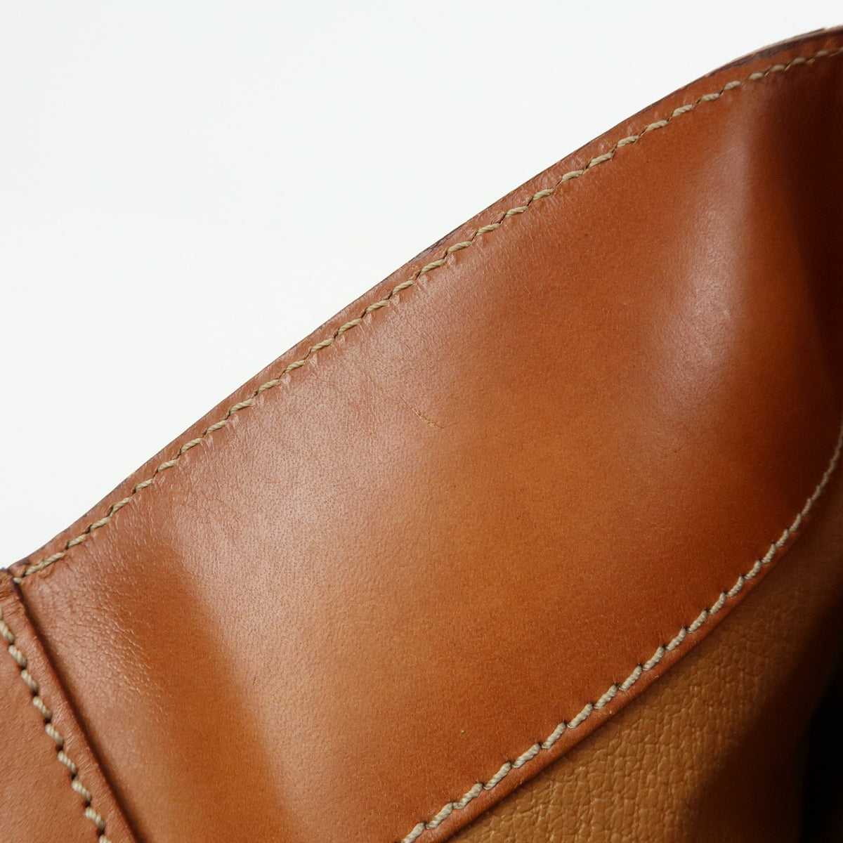 CELINE Macadam PVC Leather Shoulder Bag Hand Bag Brown