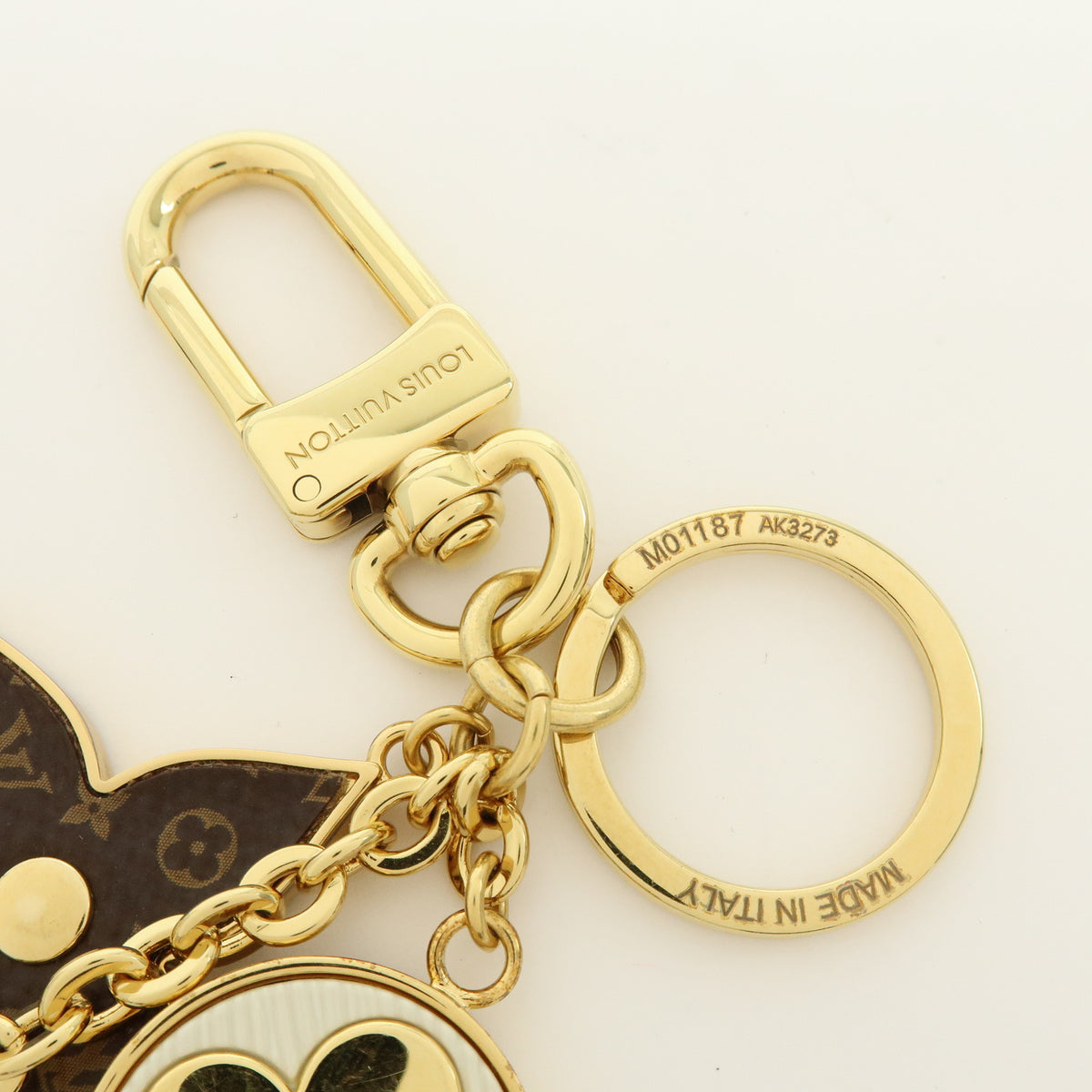 Louis Vuitton Monogram Canvas Metal Spring Street Bag Charm M01187