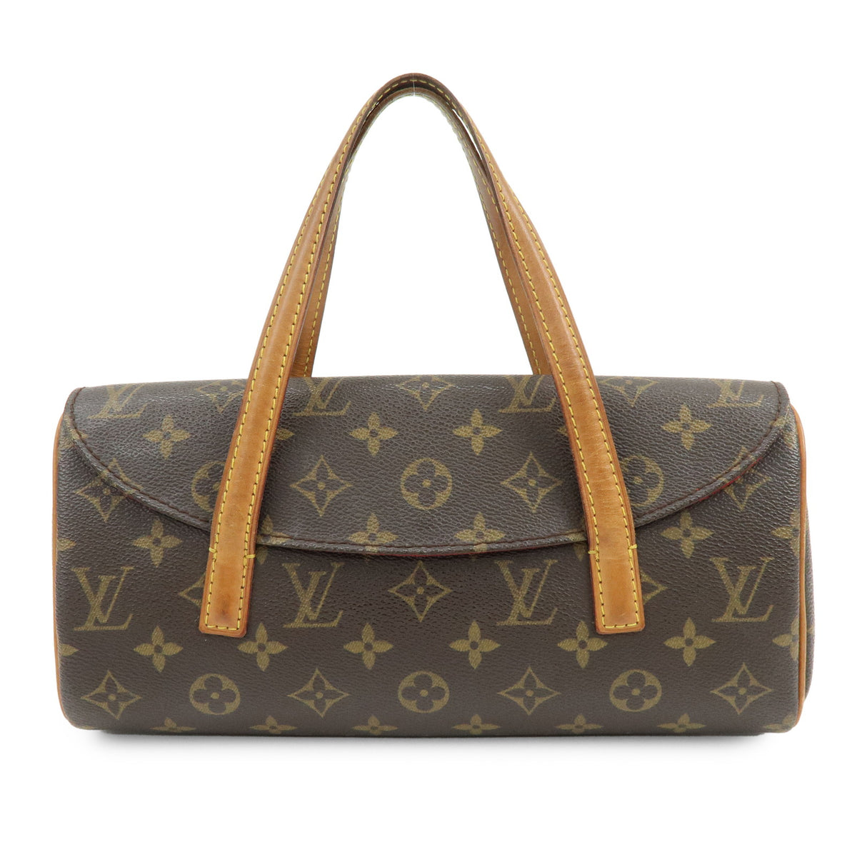 Louis Vuitton Monogram Canvas Sonatine Hand Bag Brown M51902