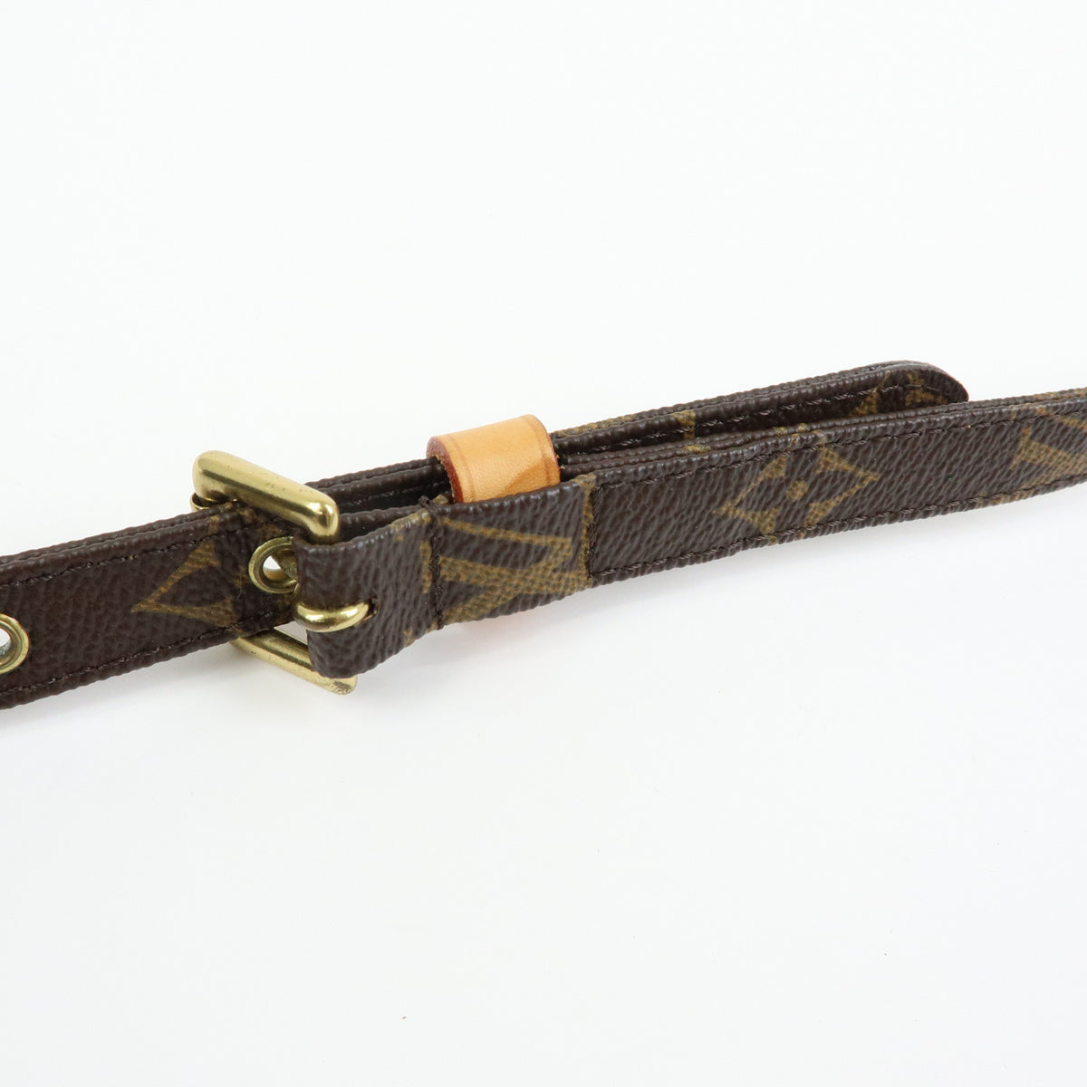 Louis Vuitton Monogram Adjustable Shoulder Strap Brown 120cm J52315