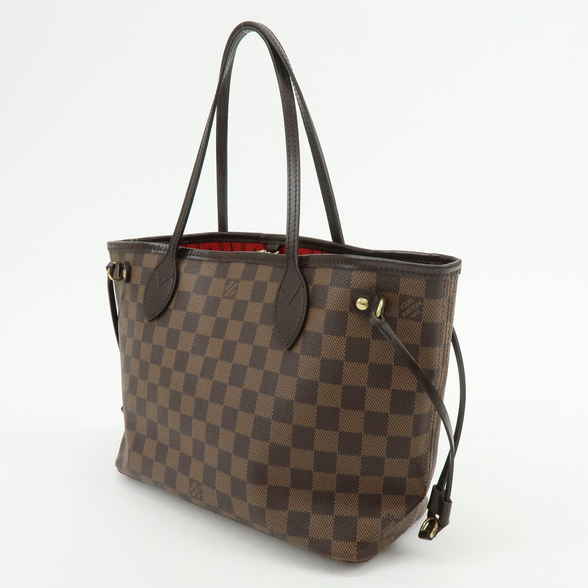 Louis Vuitton Damier Neverfull PM Tote Bag Shoulder Bag Ebene N51109