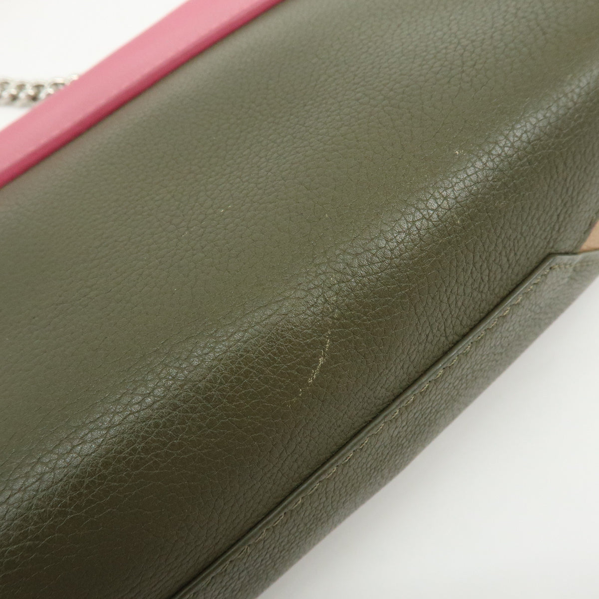 Louis Vuitton LOCKME 2 BB Leather 2 Way Hand Bag Rose Khaki M54103