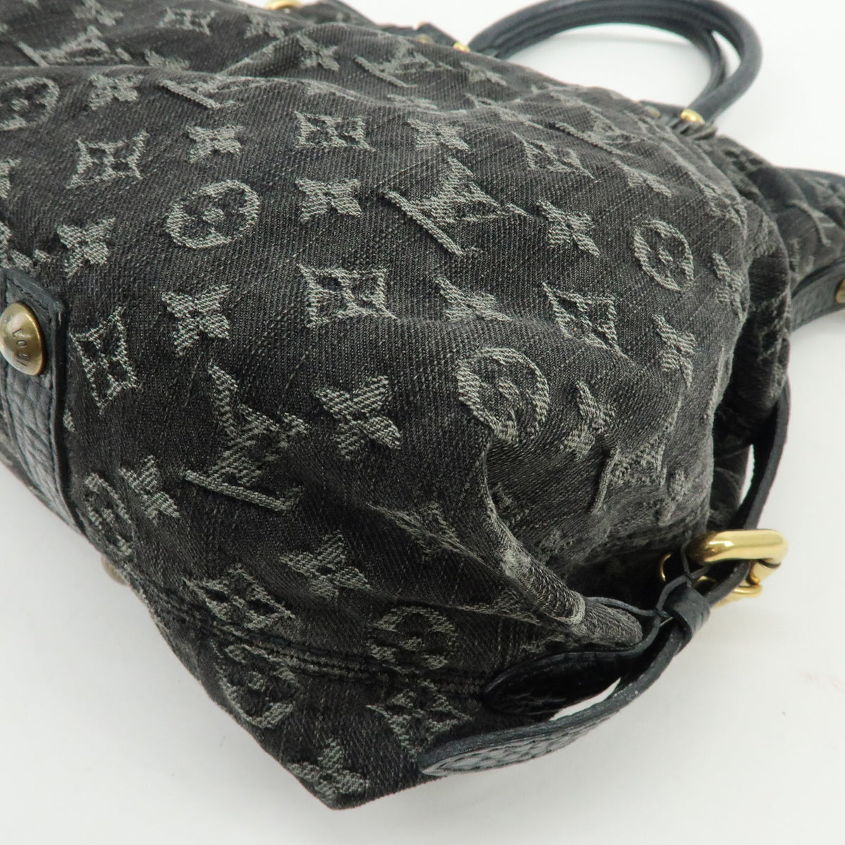 Louis Vuitton Monogram Denim Neo Cabby MM 2Way Bag Noir M95351