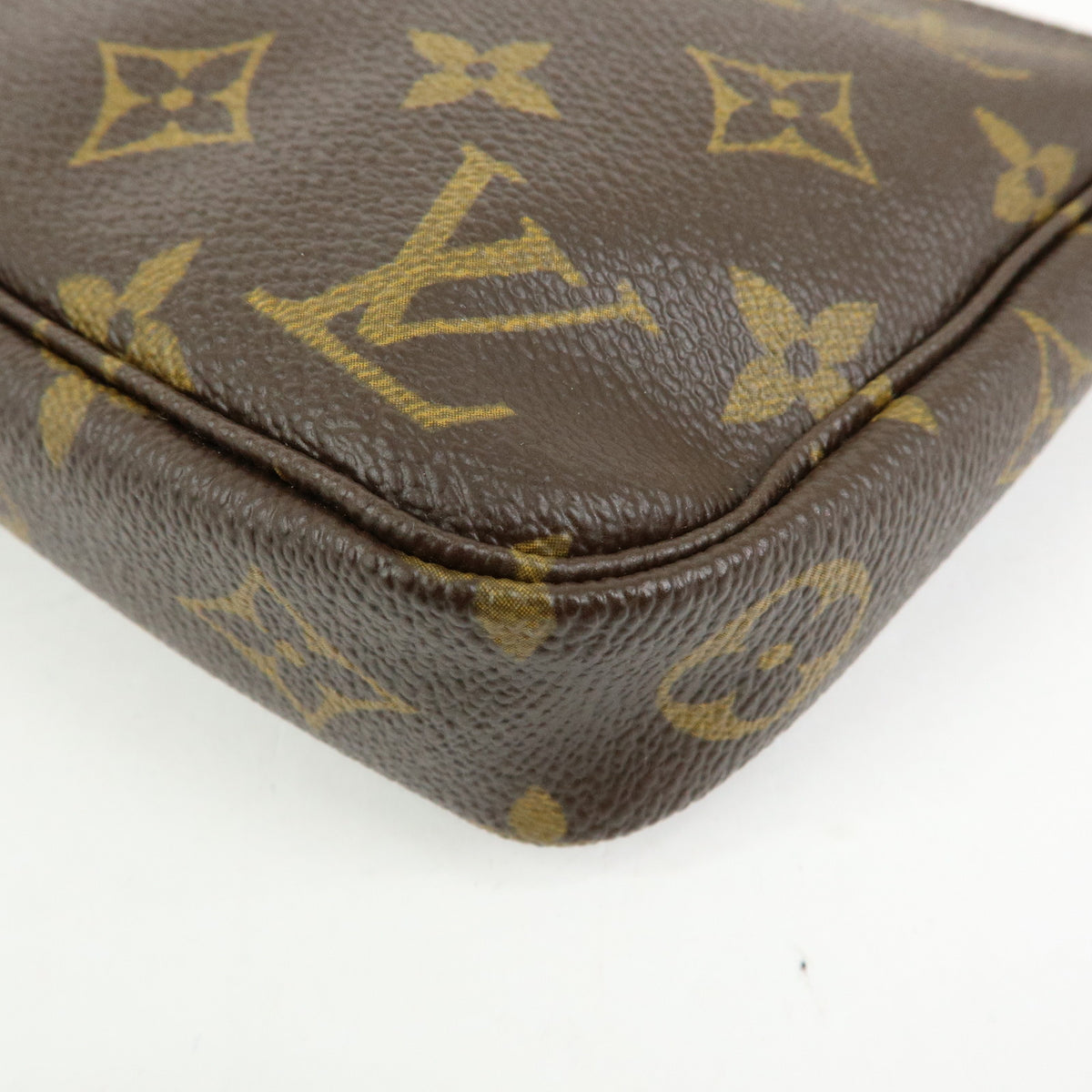 Louis Vuitton Monogram Pochette Accessoires Pouch Hand Bag Brown M51980