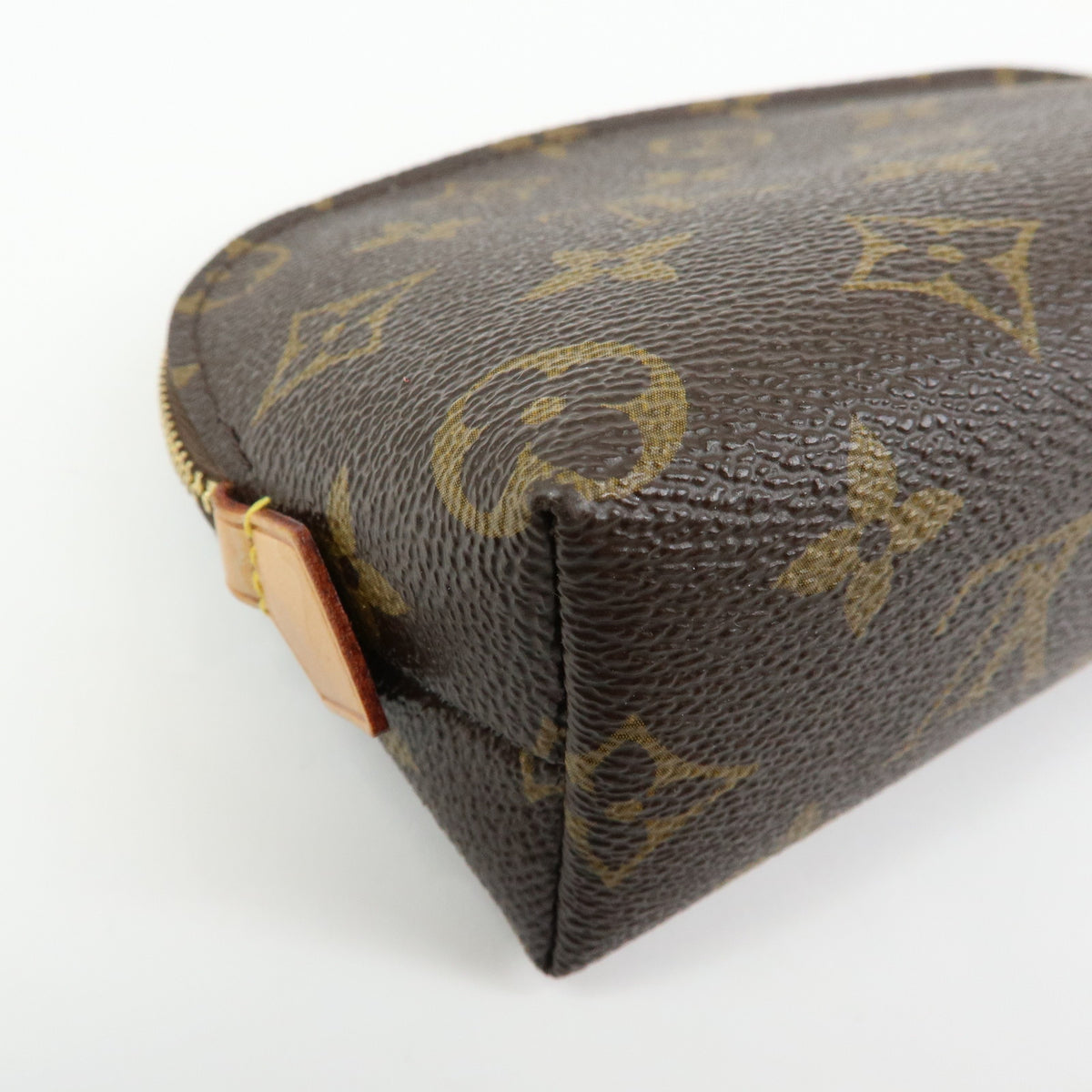 Louis Vuitton Monogram Pochette Cosmetic PM Pouch Brown M47515