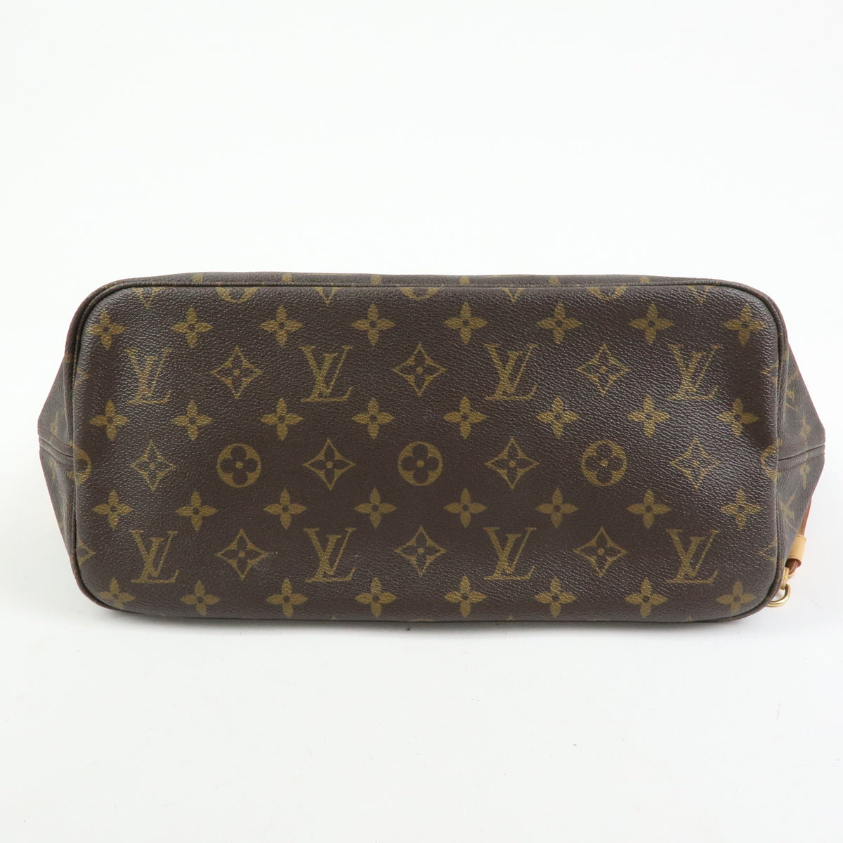 Louis Vuitton Monogram Neverfull MM Tote Shoulder Bag Brown M40156