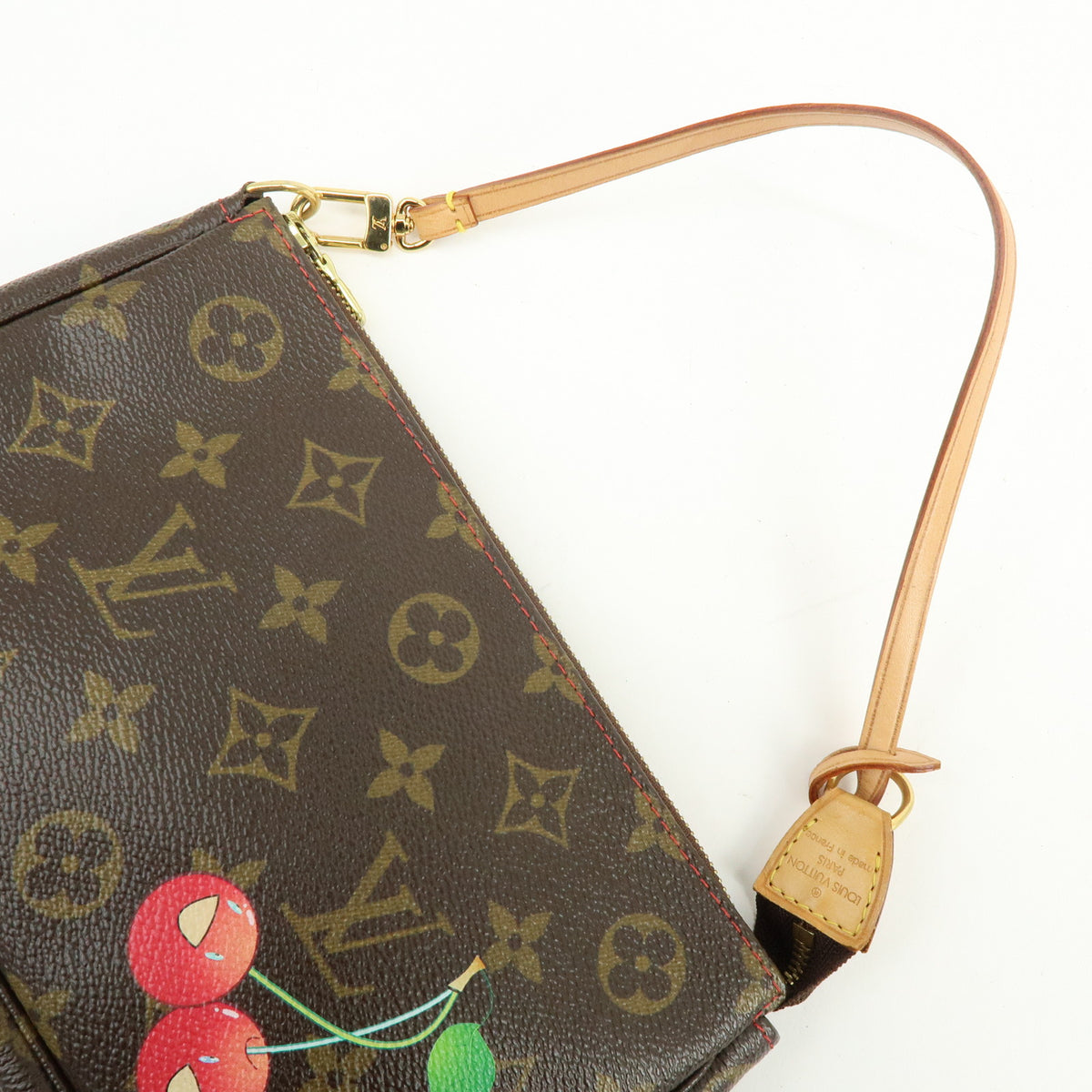 Louis Vuitton Monogram Cherry Pochette Accessoires Pouch M95008