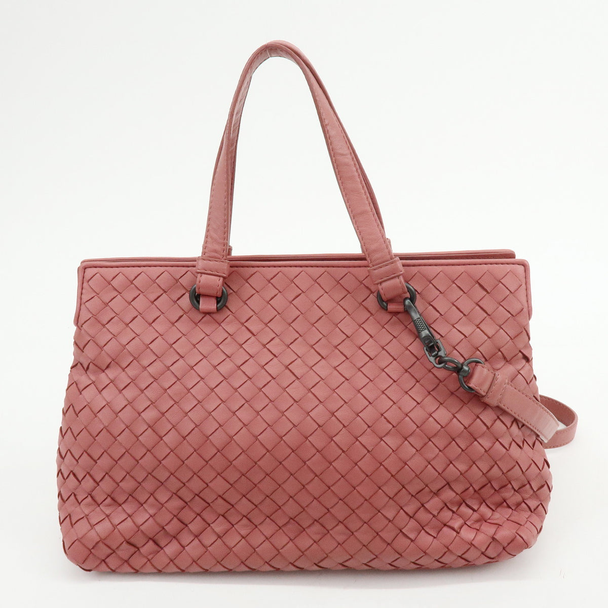 BOTTEGA VENETA Intrecciato Nappa Leather 2Way Bag Shoulder Bag Pink