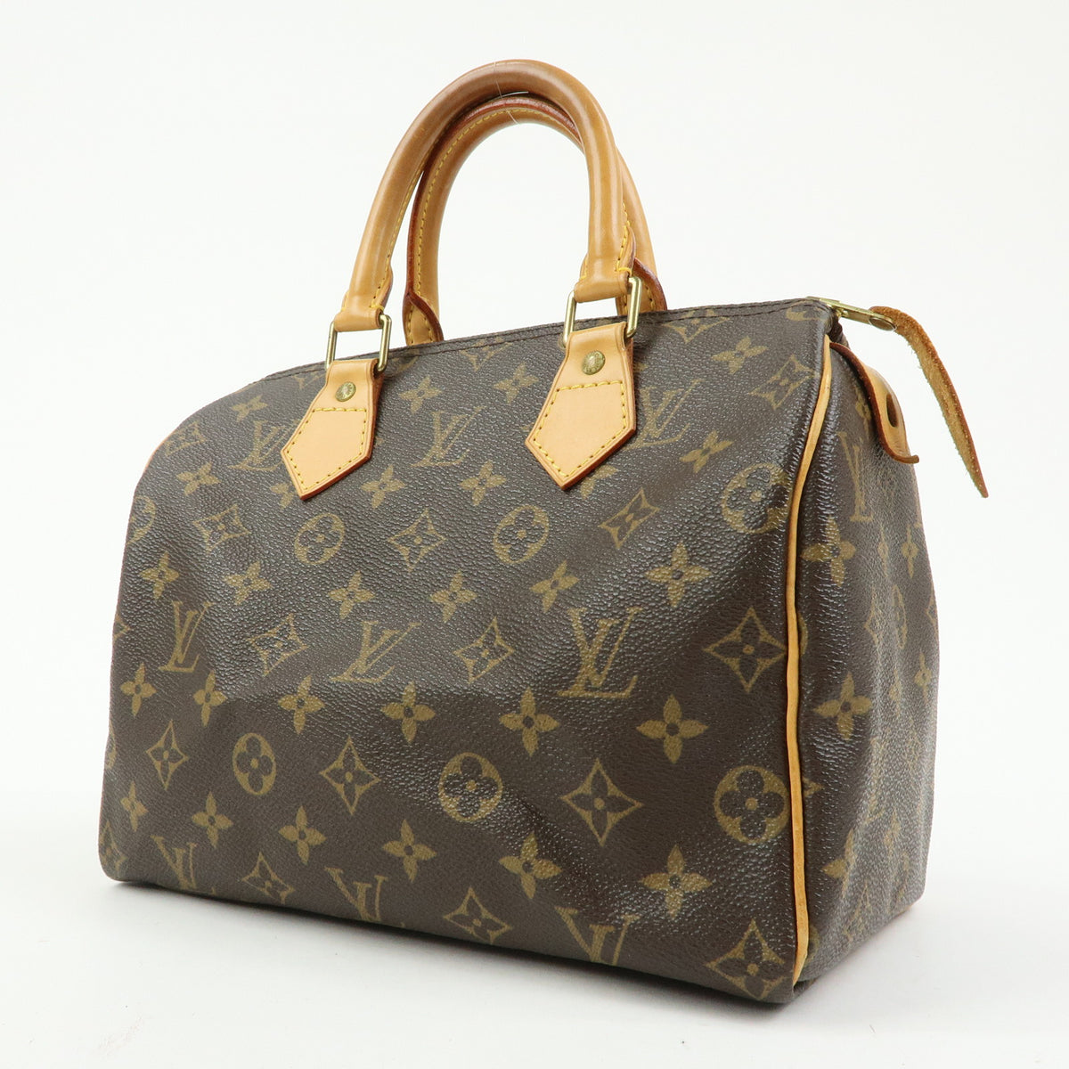Louis Vuitton Monogram Speedy 25 Boston Bag Hand Bag Brown M41528