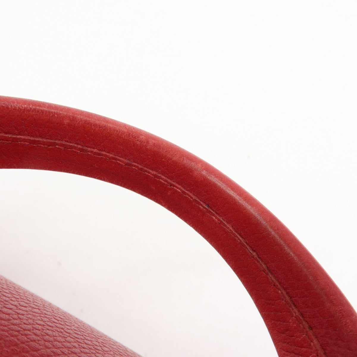 Valextra Babila Leahter Mini Boston Bag Hand Bag Red