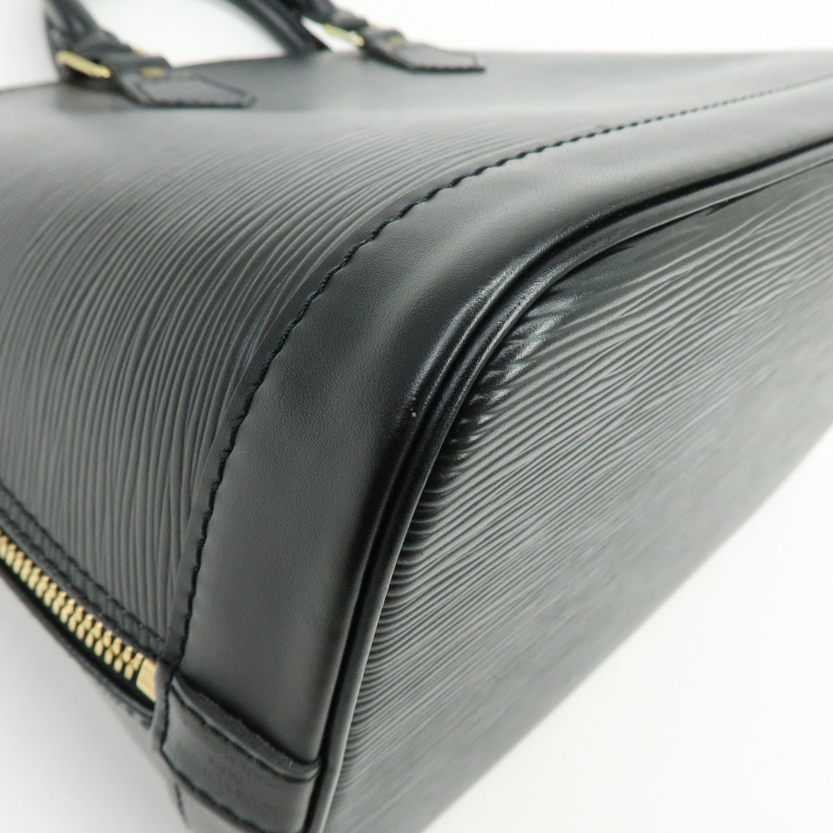 Louis Vuitton Epi Alma Leather Hand Bag Noir Black M52142