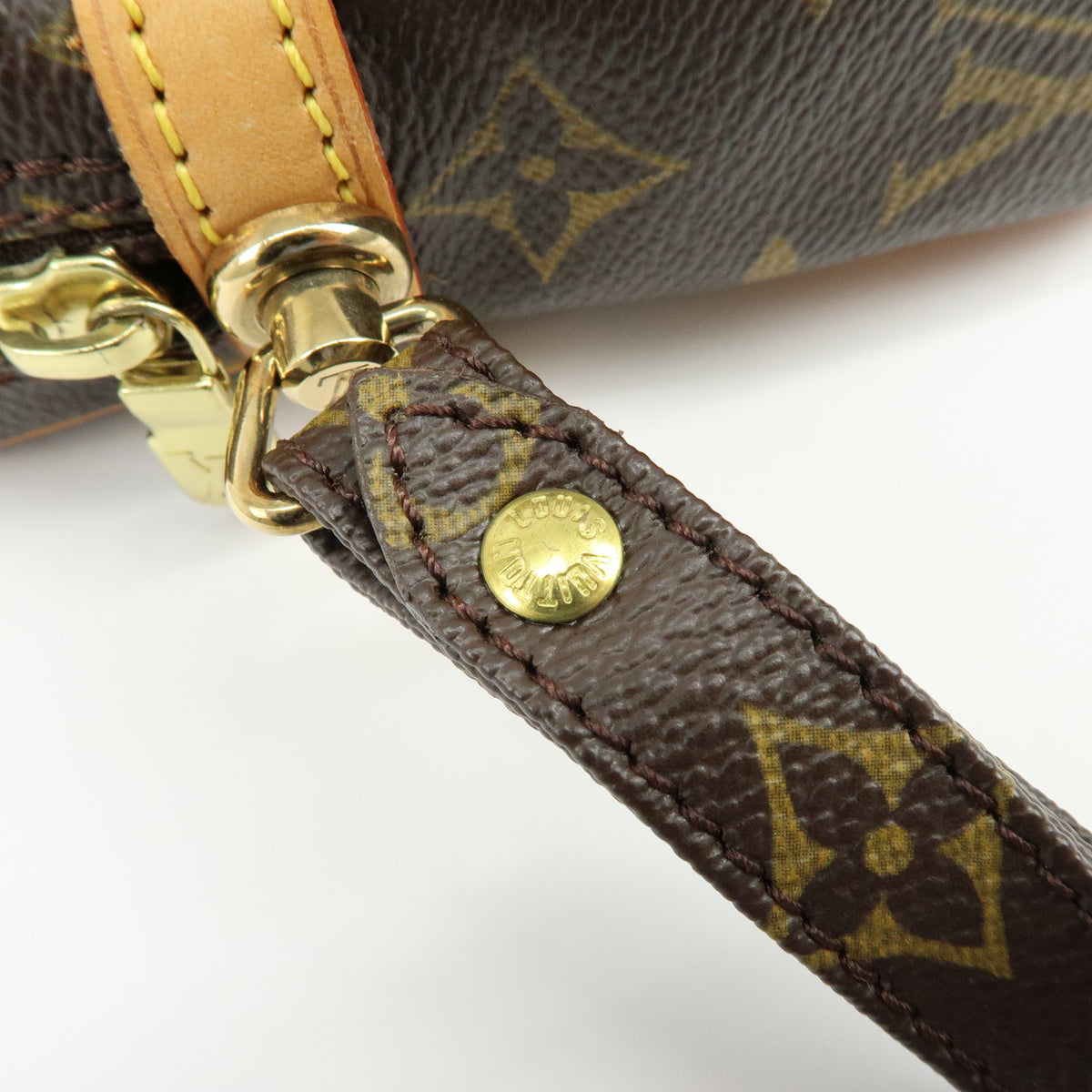 Louis Vuitton Monogram Marly Dragonne GM Clutch Bag Brown M51825